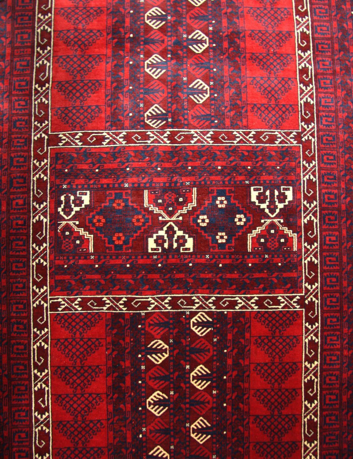 Afghaans tapijt - 244 x 157 cm - rood