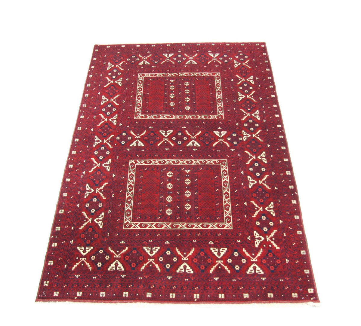 Afghaans tapijt - 250 x 157 cm - rood