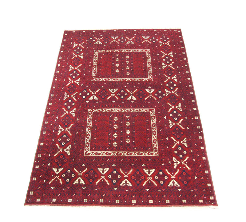 Afghaans tapijt - 250 x 157 cm - rood