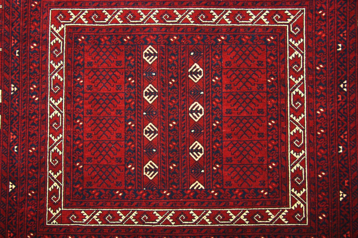 Afghaans tapijt - 250 x 157 cm - rood
