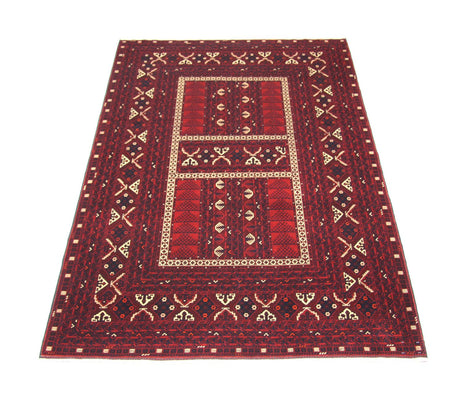 Afghaans tapijt - 244 x 157 cm - rood