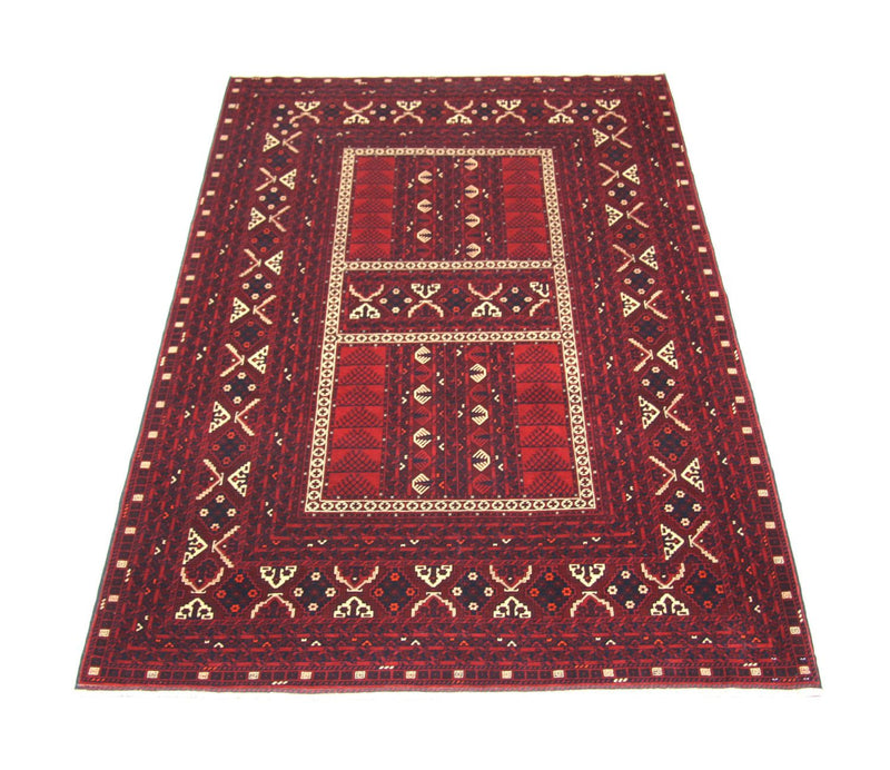 Afghaans tapijt - 244 x 157 cm - rood
