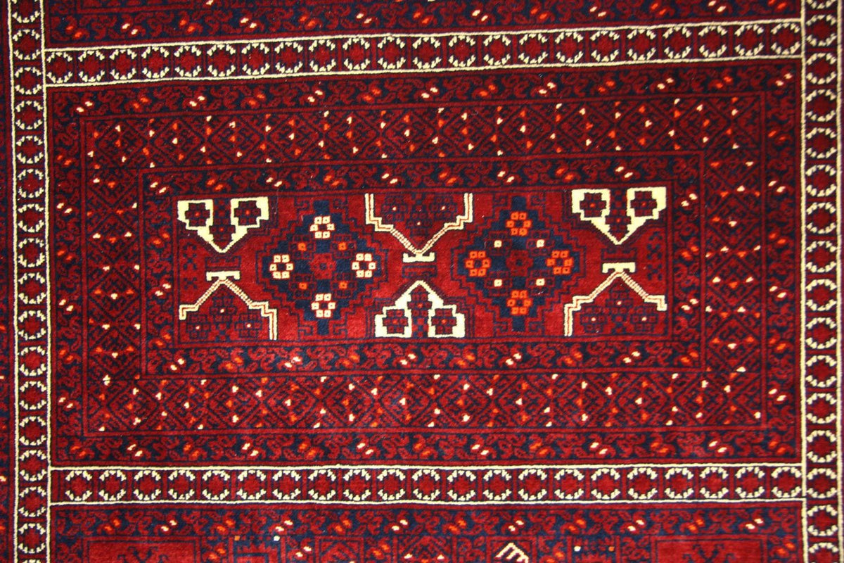 Afghaans tapijt - 250 x 157 cm - rood