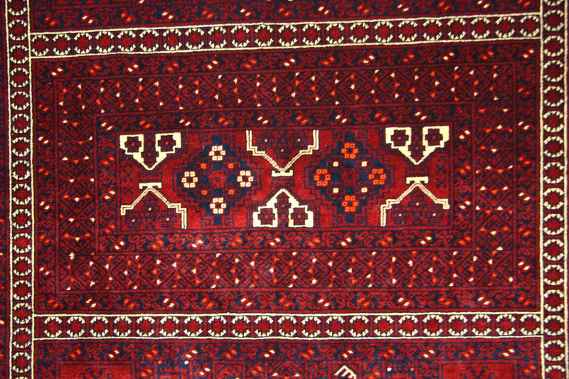 Afghaans tapijt - 250 x 157 cm - rood