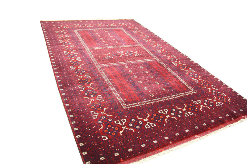 Afghaans tapijt - 250 x 157 cm - rood