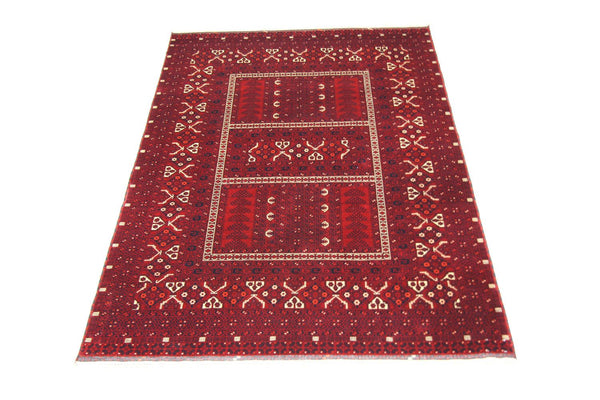 Afghaans tapijt - 250 x 170 cm - rood