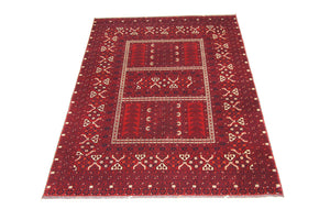 Afghaans tapijt - 250 x 170 cm - rood