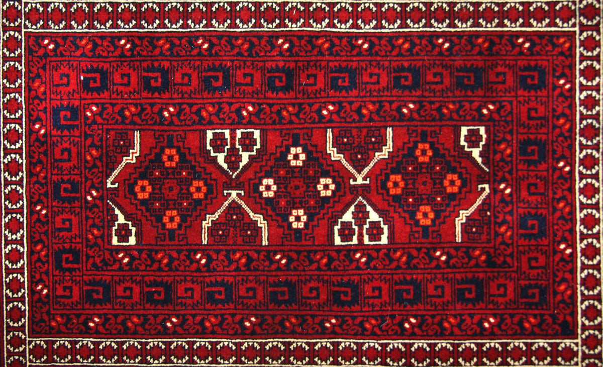 Afghaans tapijt - 250 x 170 cm - rood