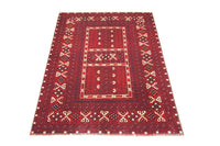 Afghaans tapijt - 230 x 177 cm - rood