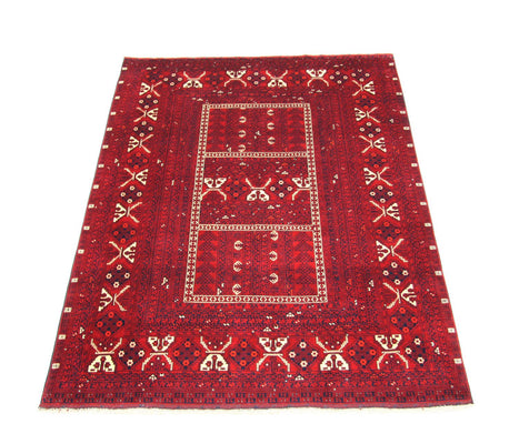Afghaans tapijt - 248 x 158 cm - rood