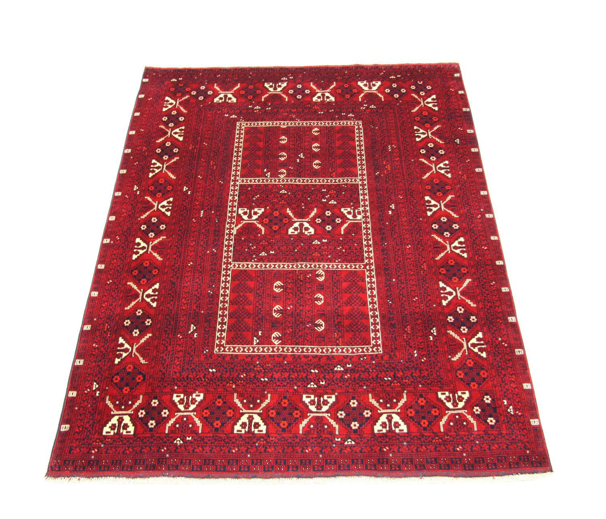 Afghaans tapijt - 248 x 158 cm - rood
