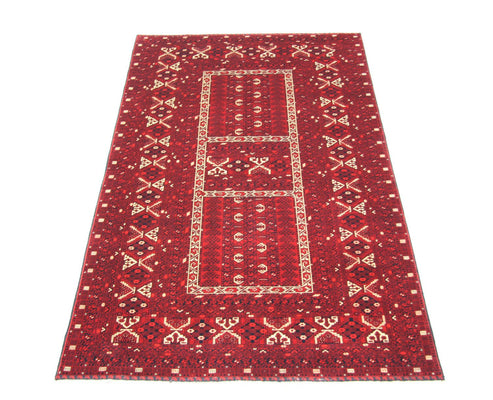 Afghaans tapijt - 252 x 166 cm - rood