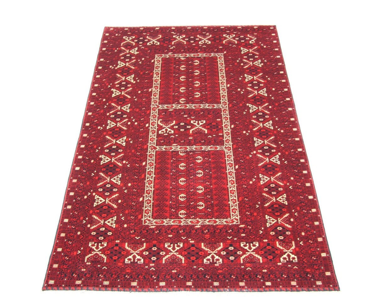 Afghaans tapijt - 252 x 166 cm - rood