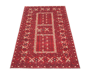Afghaans tapijt - 252 x 166 cm - rood