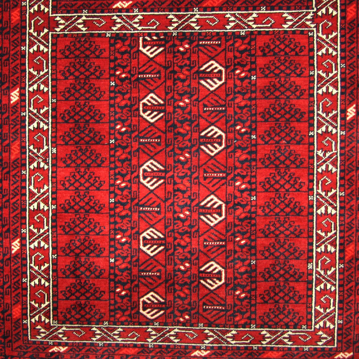 Afghaans tapijt - 252 x 166 cm - rood