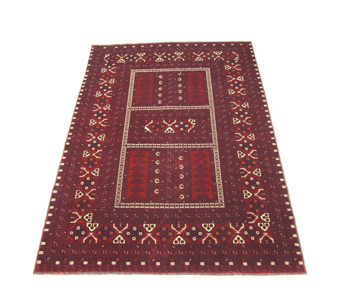 Afghaans tapijt - 246 x 163 cm - rood