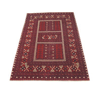 Afghaans tapijt - 246 x 163 cm - rood