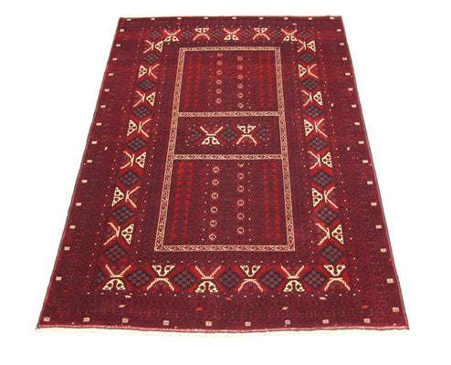 Afghaans tapijt - 246 x 163 cm - rood