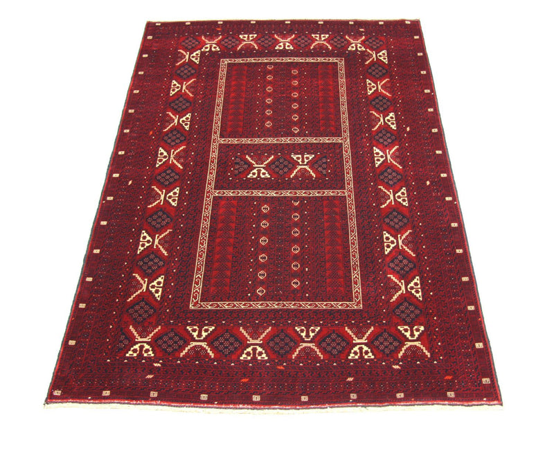 Afghaans tapijt - 246 x 163 cm - rood