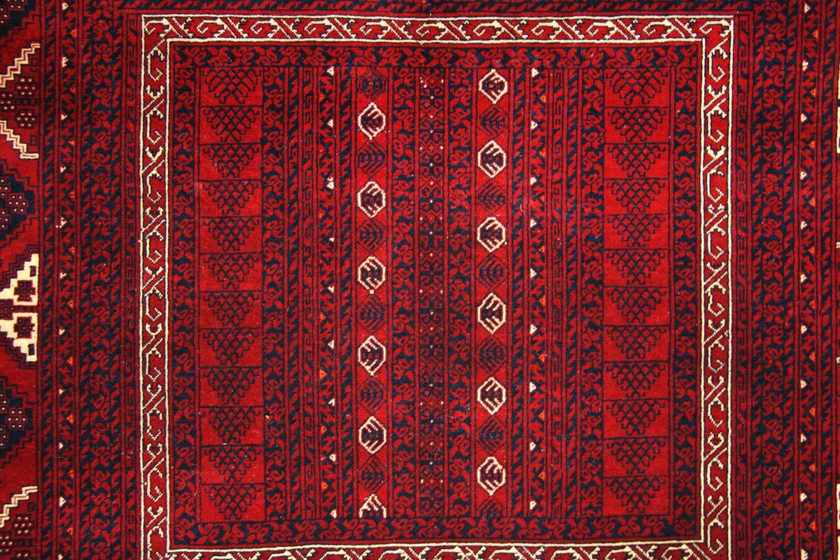 Afghaans tapijt - 246 x 163 cm - rood