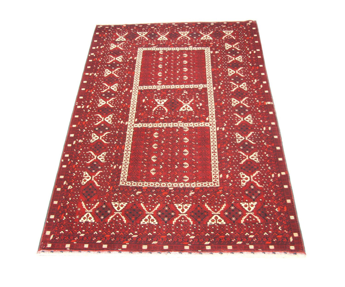 Afghaans tapijt - 247 x 161 cm - rood