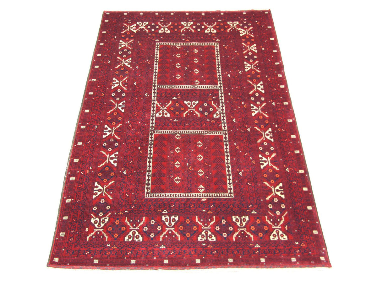 Afghaans tapijt - 248 x 158 cm - rood