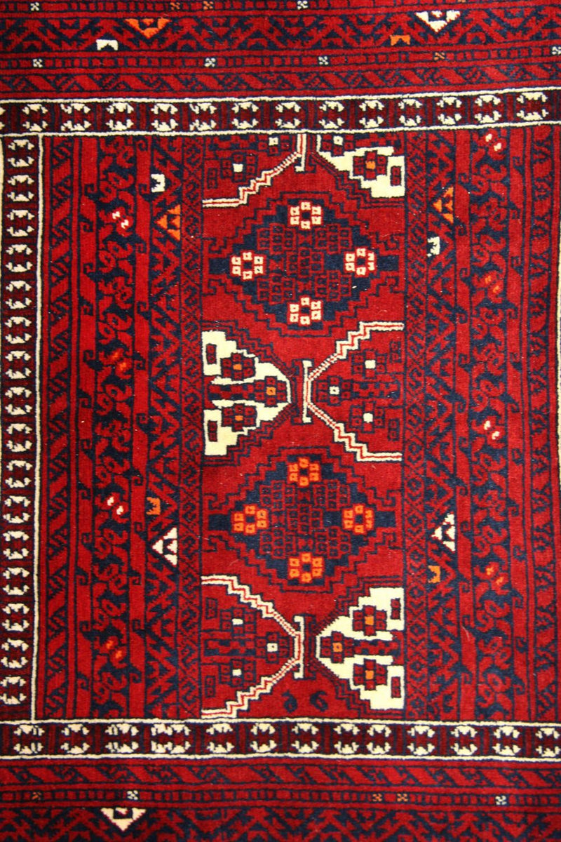 Afghaans tapijt - 248 x 158 cm - rood