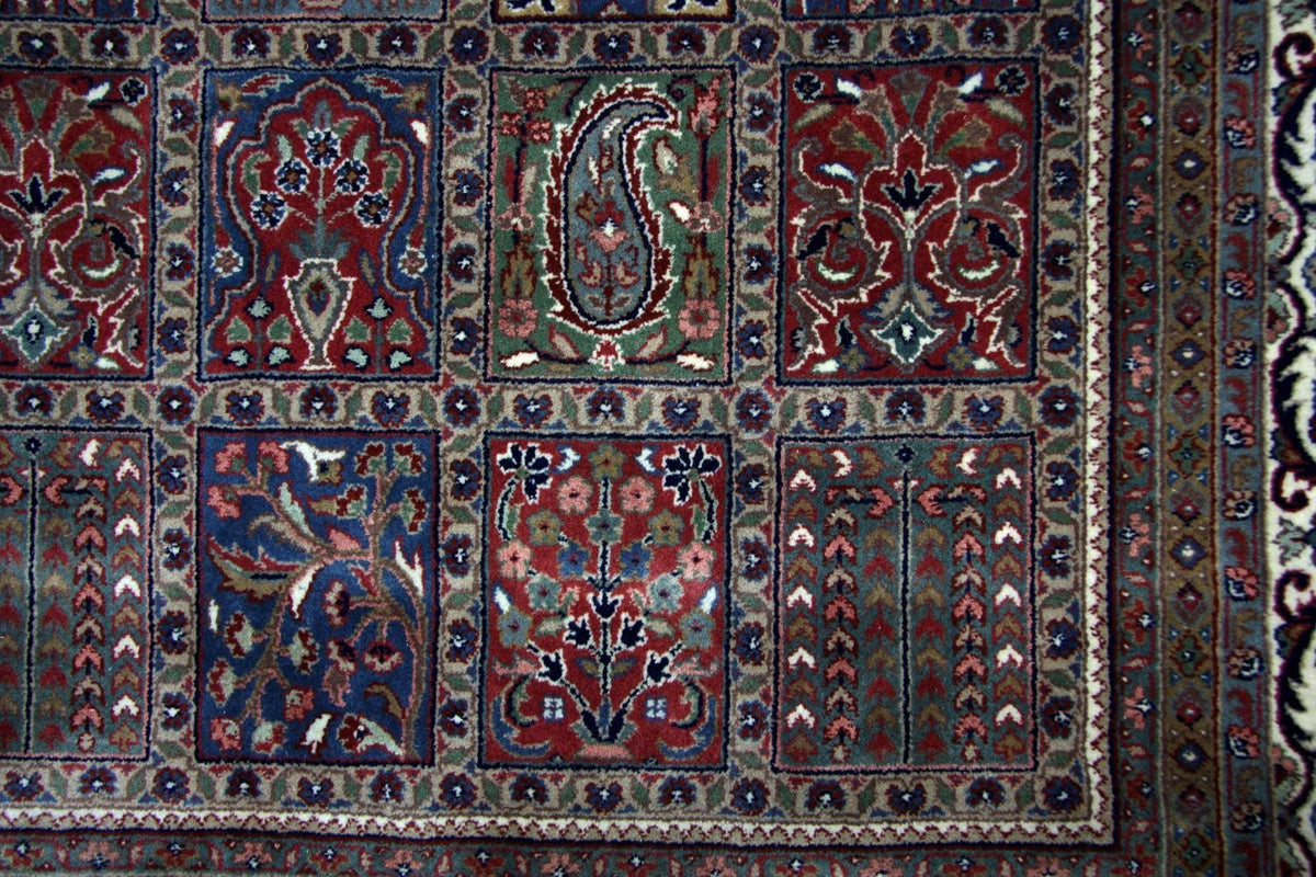 Perzisch tapijt - Bijar - 296 x 199 cm - blauw
