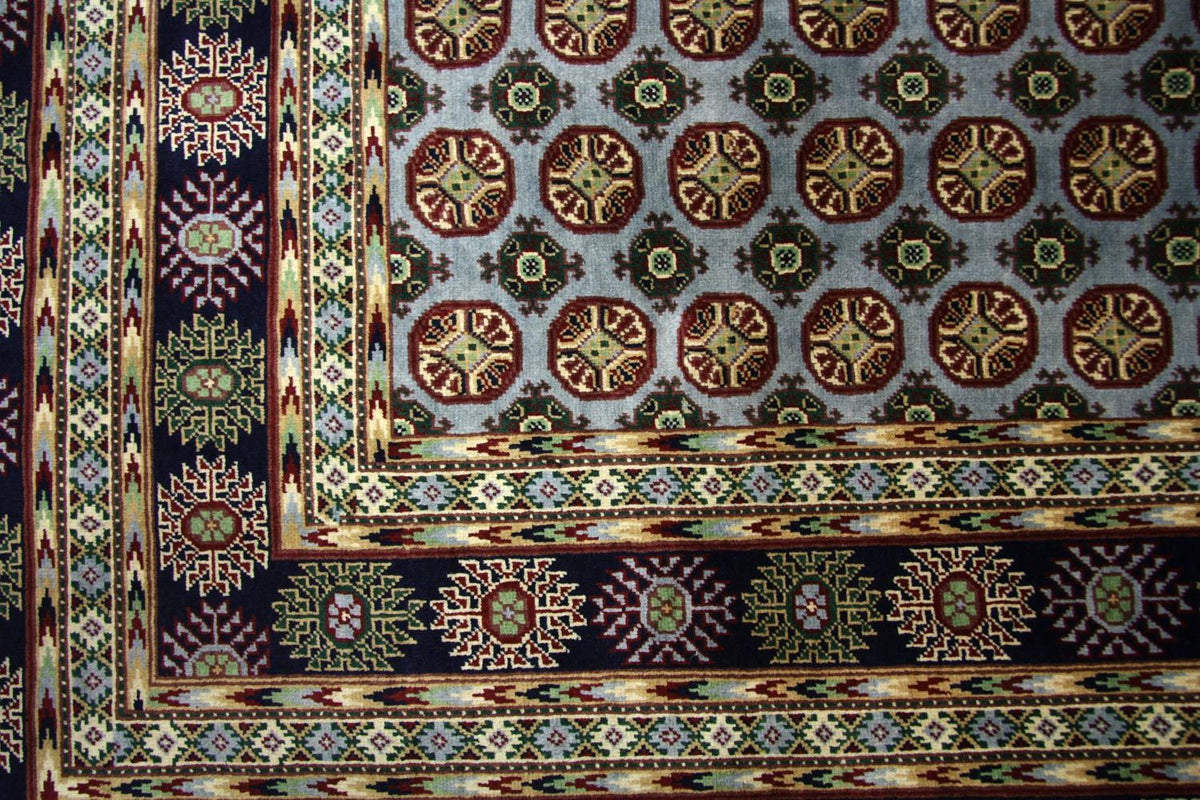 Afghaans tapijt - 298 x 199 cm - blauw