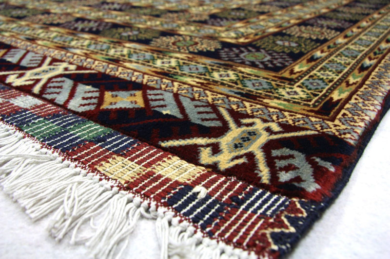 Afghaans tapijt - 298 x 199 cm - blauw