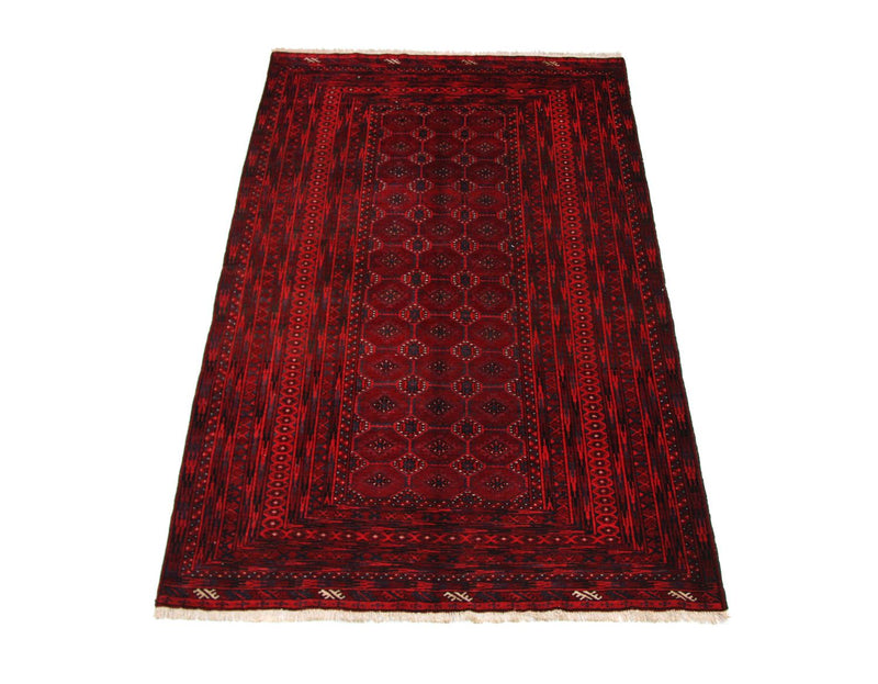 Afghaans tapijt - 230 x 140 cm - rood