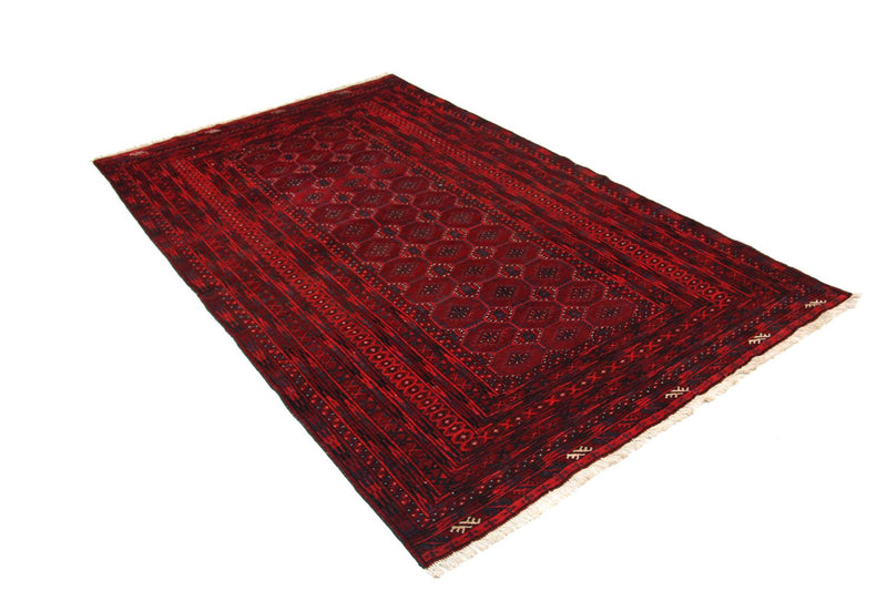 Afghaans tapijt - 230 x 140 cm - rood