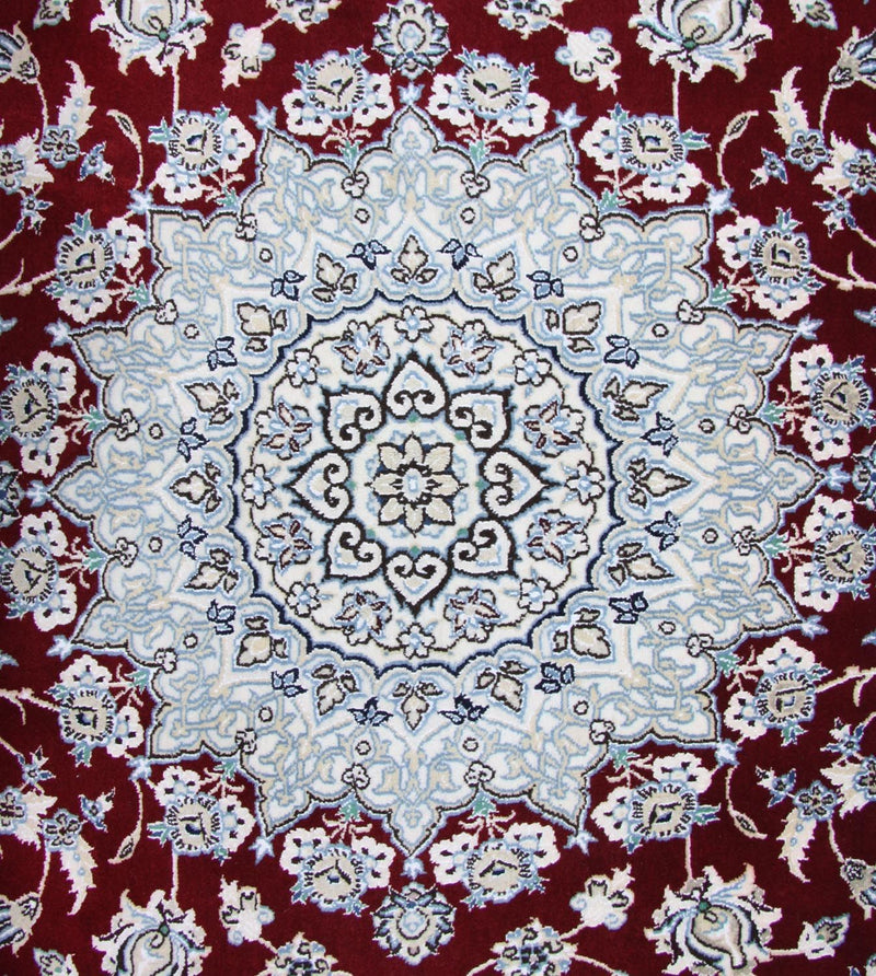 Perzisch tapijt - Nain - Koninklijk - 320 x 204 cm - blauw