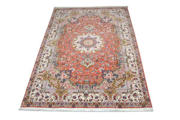 Perzisch tapijt - Tabriz - Royal - 302 x 202 cm - oranje