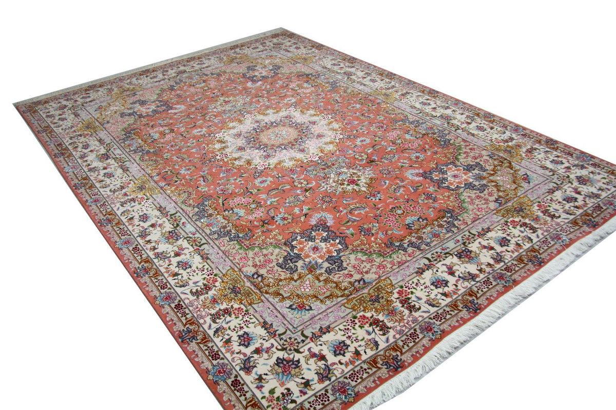 Perzisch tapijt - Tabriz - Royal - 302 x 202 cm - oranje