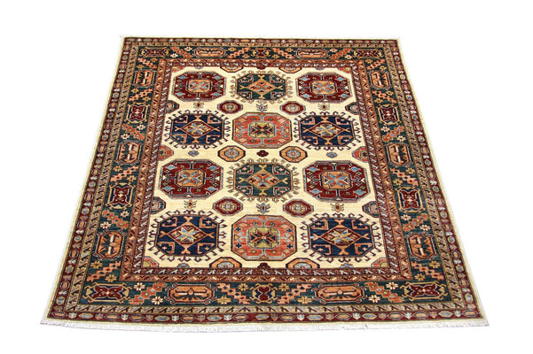 Ziegler Tapijt - Kazak - 202 x 193 cm - beige