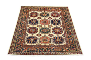 Ziegler Tapijt - Kazak - 202 x 193 cm - beige