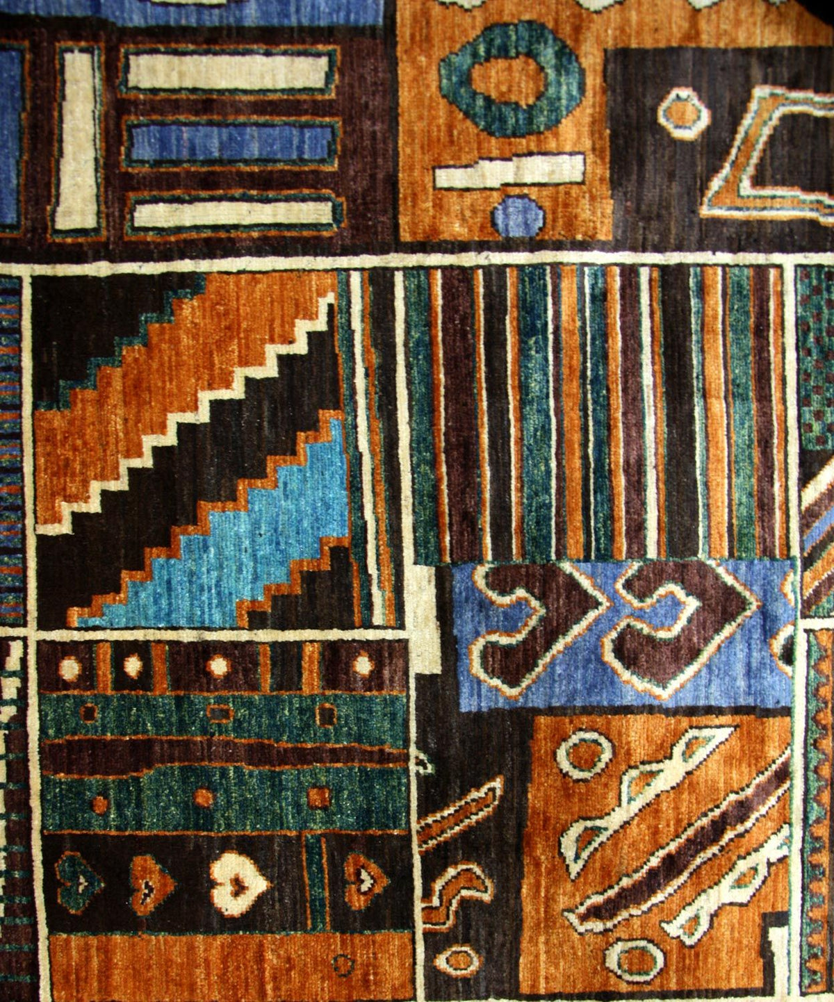 Afghaans tapijt - 305 x 220 cm - veelkleurig