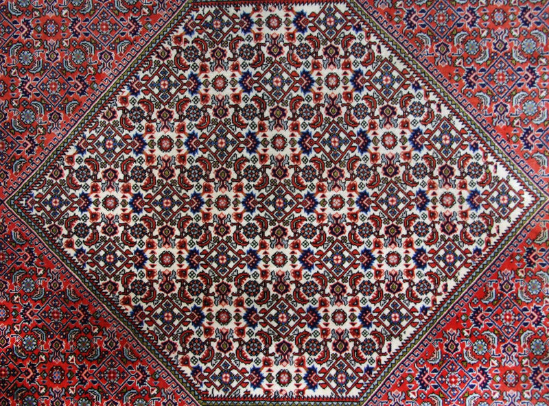 Perzisch tapijt - Bijar - 255 x 200 cm - bruin