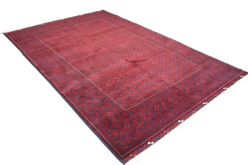 Afghaans tapijt - 288 x 193 cm - rood