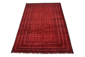 Afghaans tapijt - Bukhara - 293 x 192 cm - rood