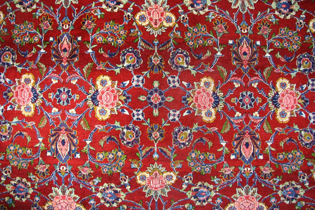 Perzisch tapijt - Keshan - 296 x 210 cm - rood