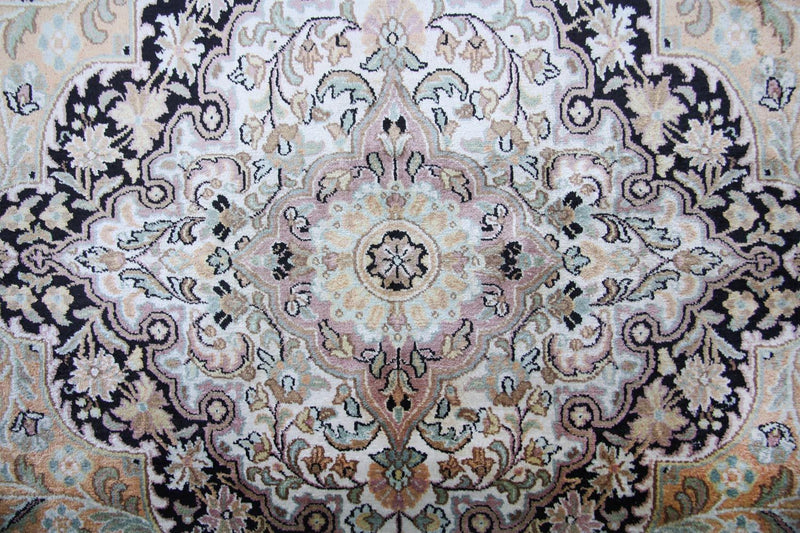 Zijden tapijt - Kashmir Silk - 290 x 185 cm - blauw