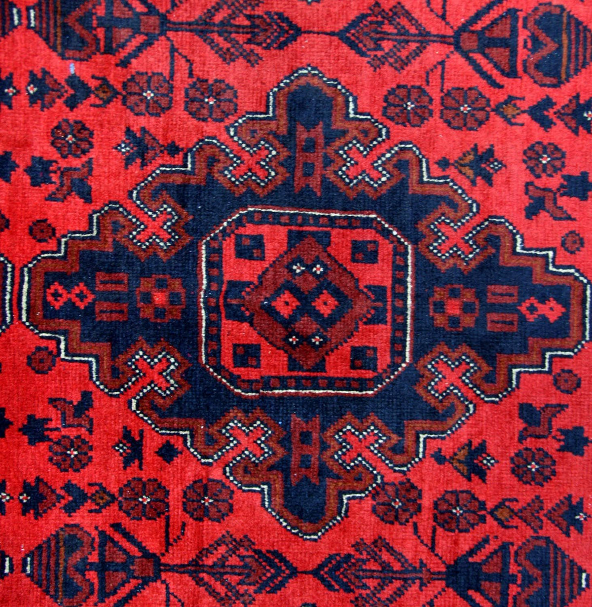 Afghaans tapijt - Kunduz - 292 x 197 cm - rood