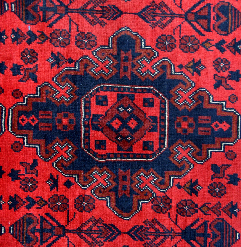 Afghaans tapijt - Kunduz - 292 x 197 cm - rood