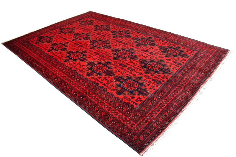 Afghaans tapijt - Kunduz - 292 x 197 cm - rood