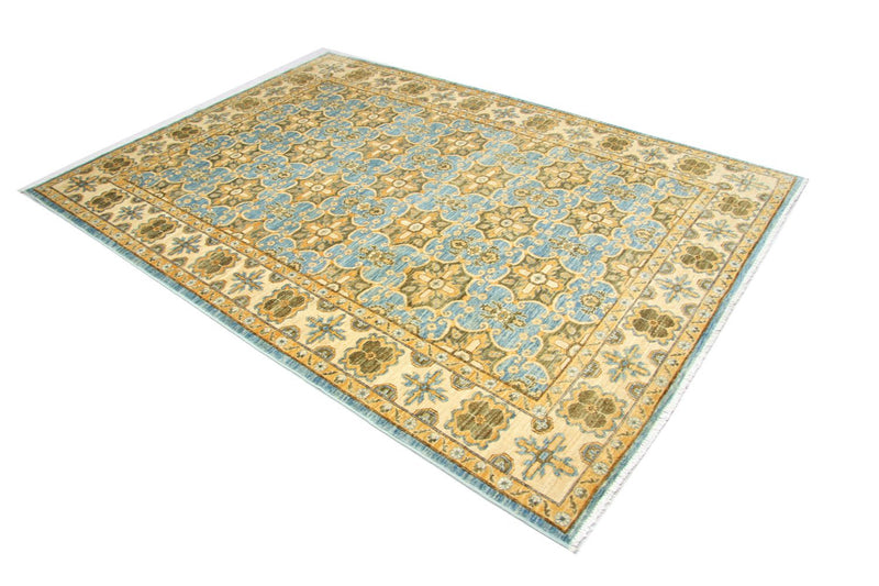Ziegler Tapijt - Kazak - 255 x 183 cm - blauw