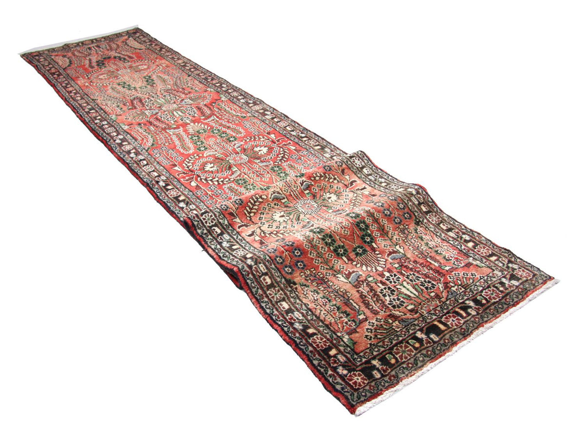 Loper Perzisch Tapijt - Nomadisch - 453 x 90 cm - rood