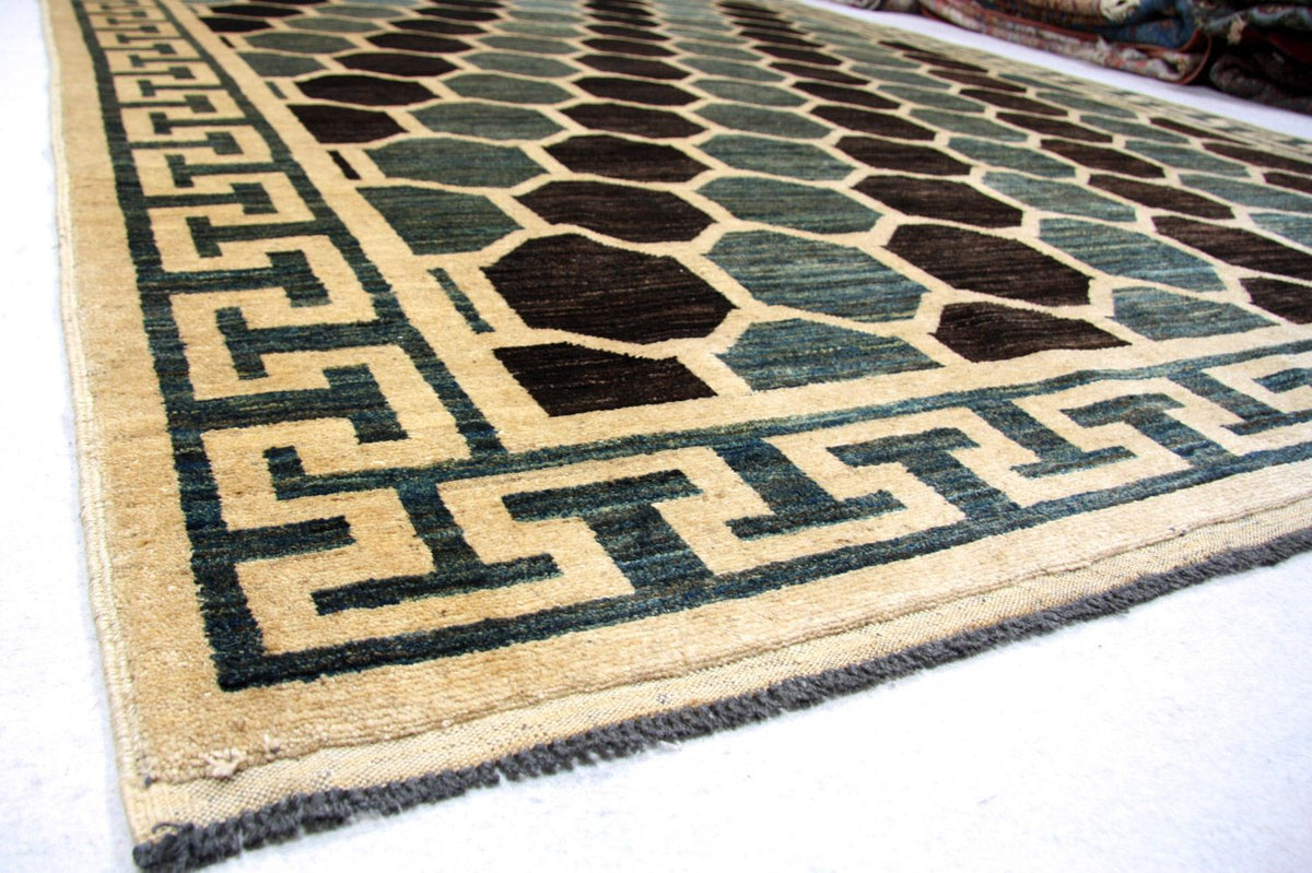 Ziegler tapijt - Modern - 261 x 207 cm - blauw