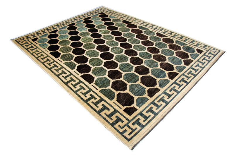 Ziegler tapijt - Modern - 261 x 207 cm - blauw